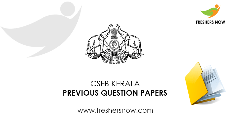 CSEB Kerala Previous Question Papers PDF Download