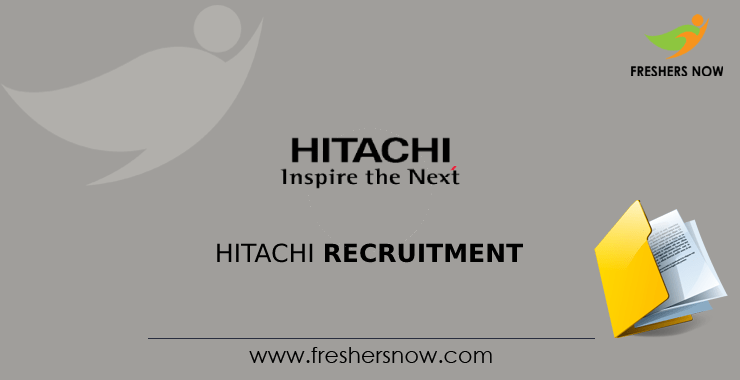 Hitachi Off Campus 2026 Recruitment Drive for 2027, 2026, 2025 Batch Freshers