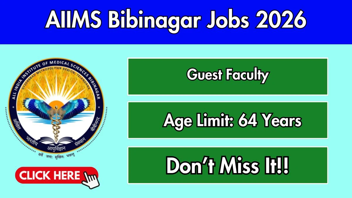 AIIMS Bibinagar Guest Faculty Recruitment 2026