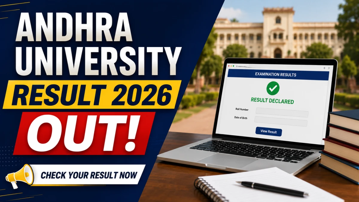 Andhra University M.Sc Result 2026 Out