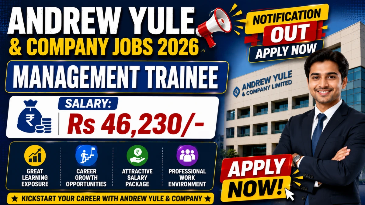 Andrew Yule & Company Management Trainee Recruitment 2026