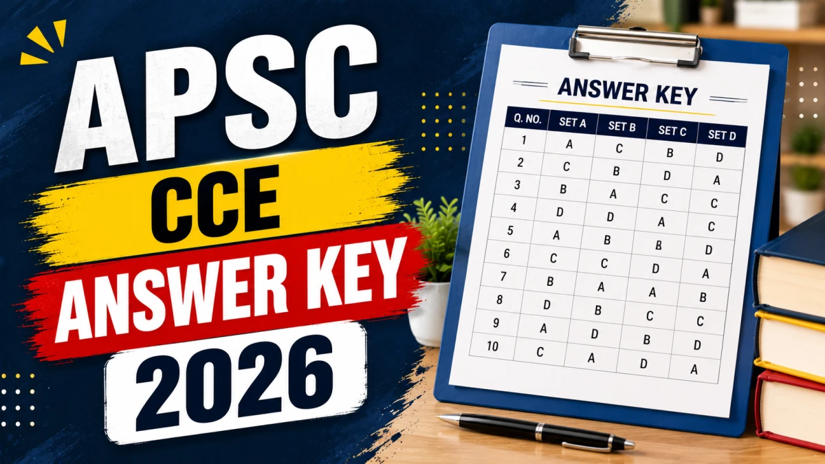 APSC CCE Answer Key 2026