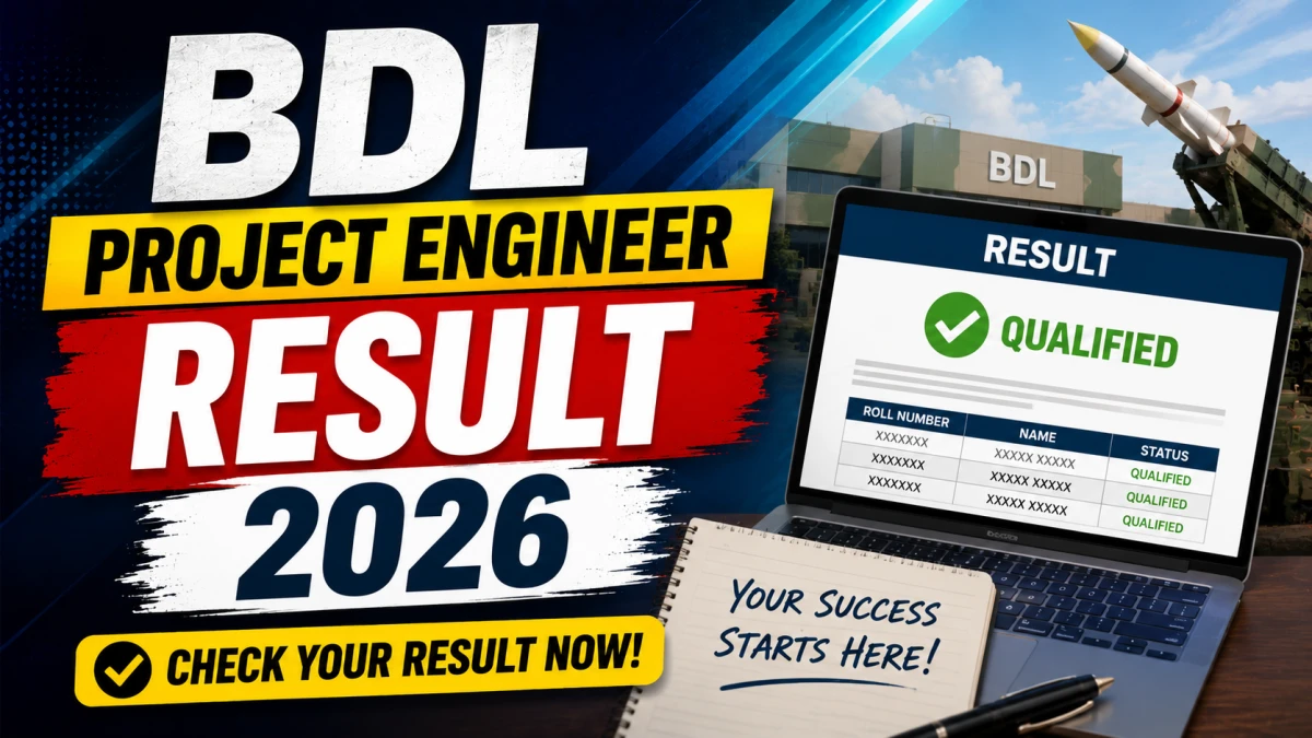BDL Project Engineer Result 2026