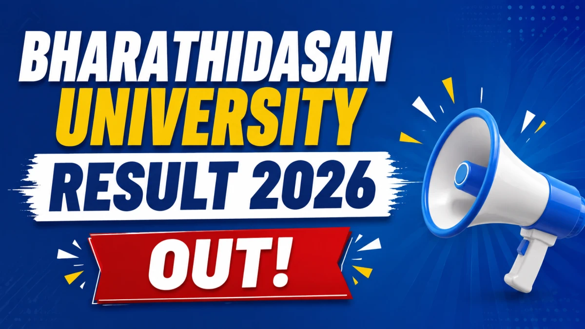 Bharathidasan University Result 2026 Out