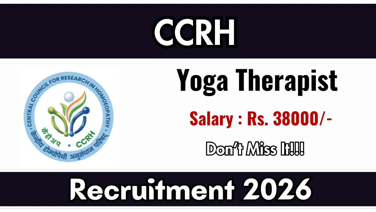 CCRH Yoga Therapist Recruitment 2026