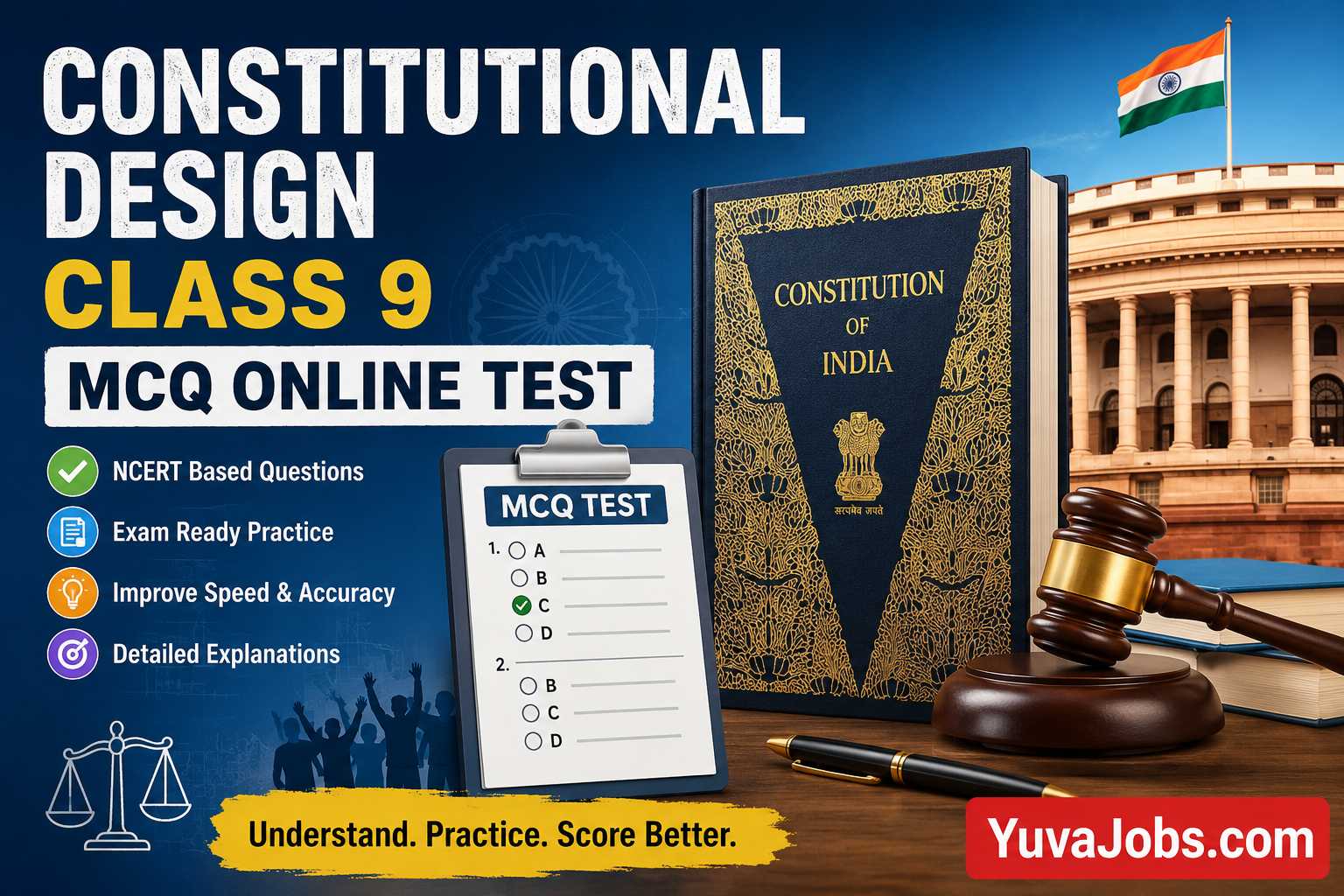 Constitutional Design Class 9 MCQ Online Test Guide
