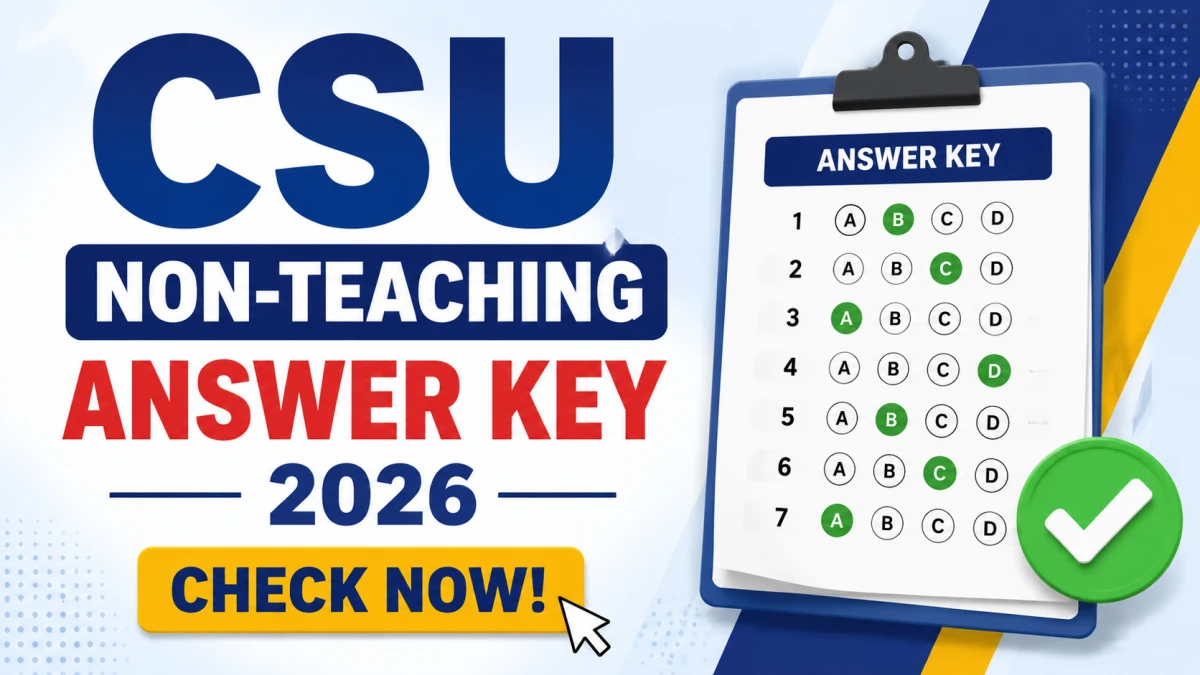 CSU Non-Teaching Answer Key 2026