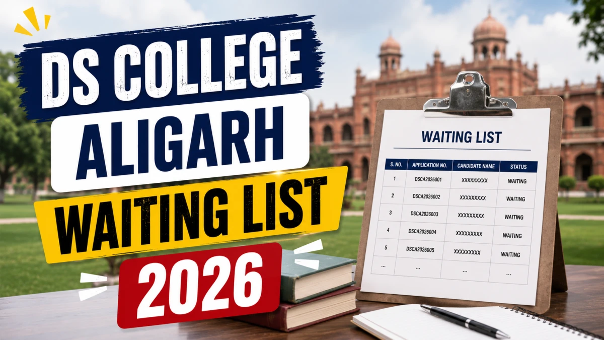 Dharma Samaj College Aligarh Waiting List 2026