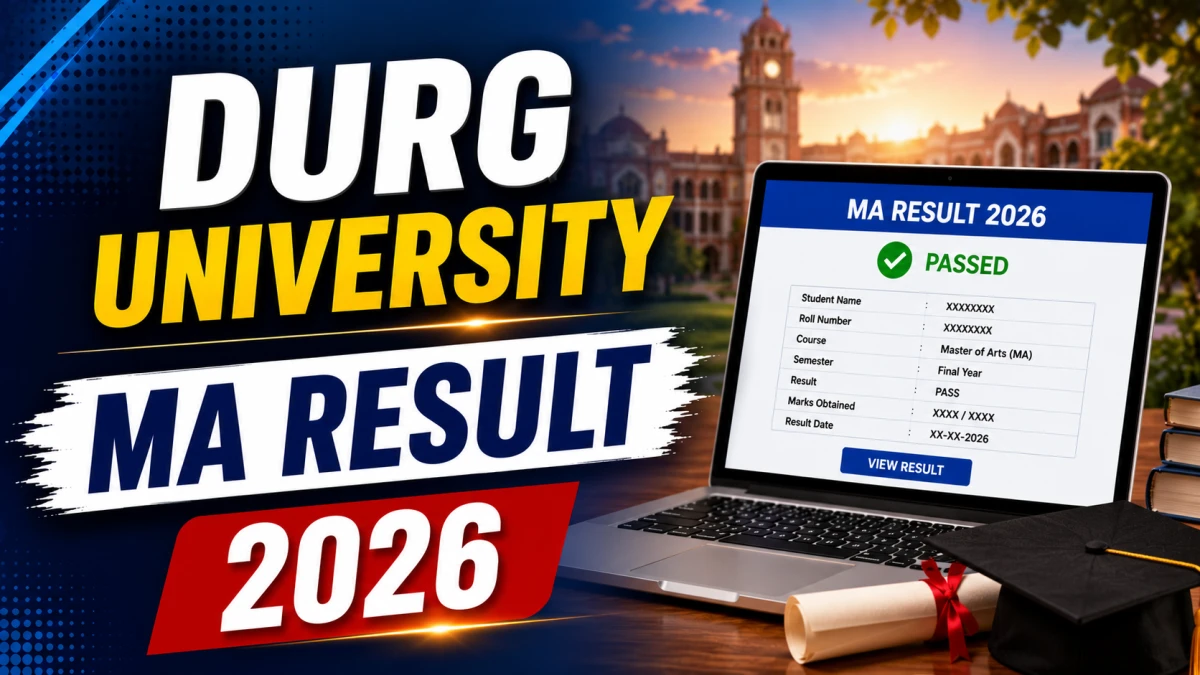 Durg University MA Result 2026 Out