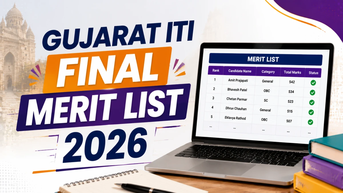 Gujarat ITI Final Merit List 2026 Out