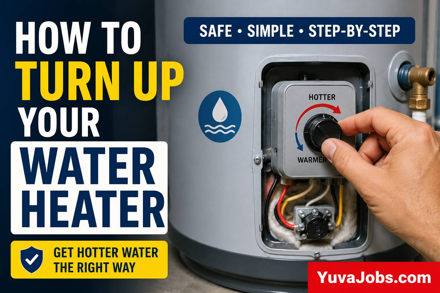 How to Turn Up Your Water Heater Safely & Correctly