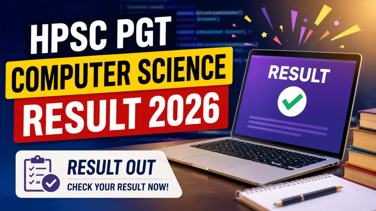 HPSC PGT Computer Science Result 2026 Out