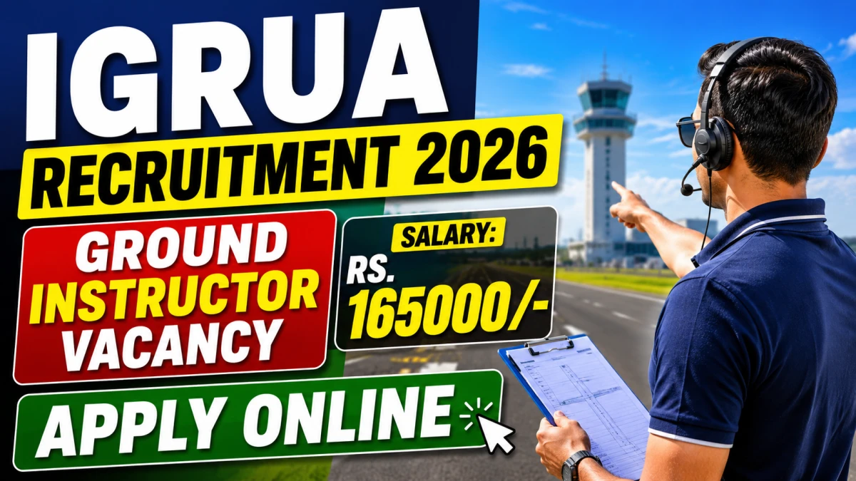 IGRUA Ground Instructor Recruitment 2026