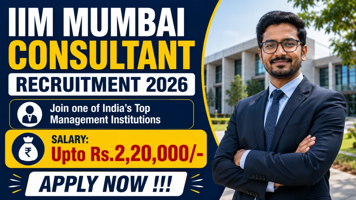IIM Mumbai Consultant Recruitment 2026
