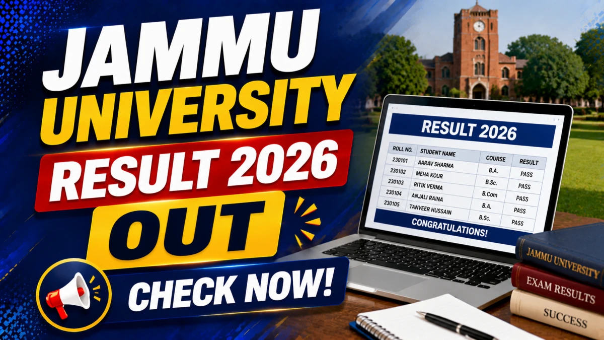 Jammu University Result 2026 Out