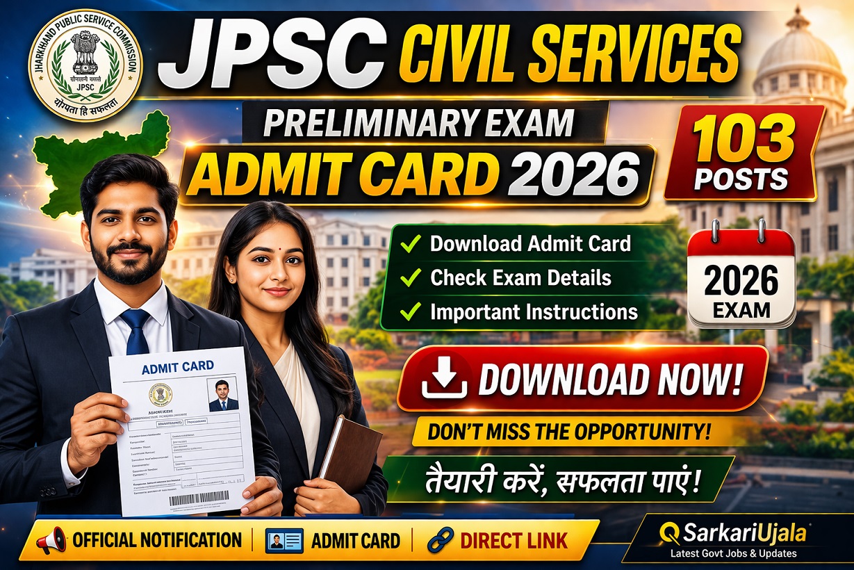 JPSC Pre 2026 Exam Result- Out