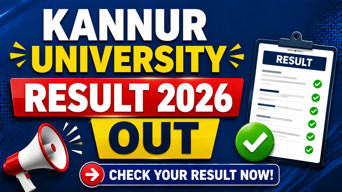 Kannur University Result 2026 Out