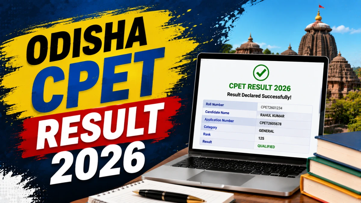Odisha CPET Result 2026 – Merit List Out at pg.samsodisha.gov.in