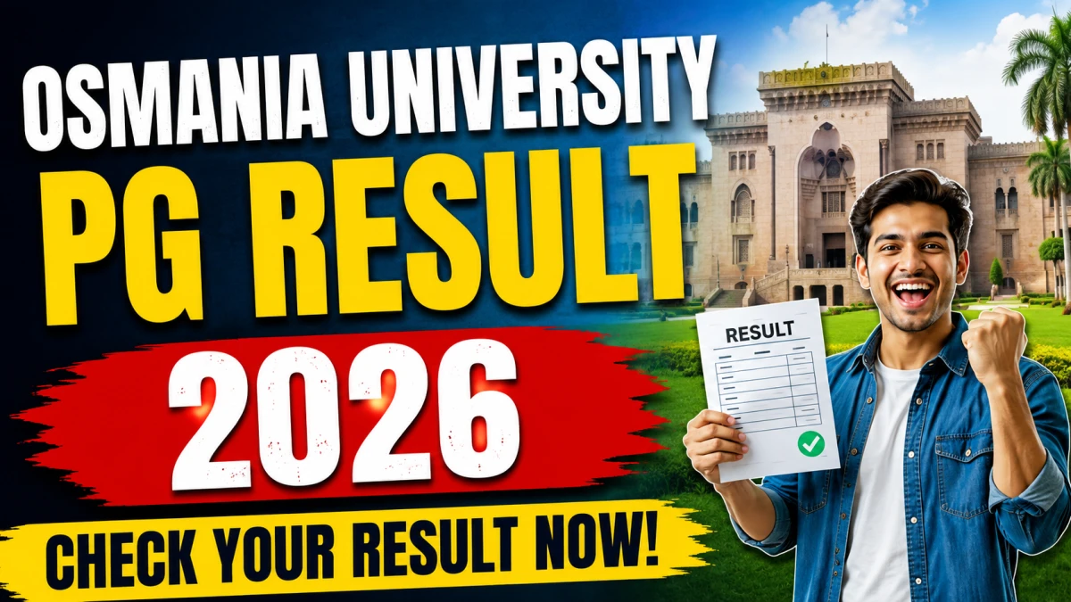 Osmania University Result 2026 Out