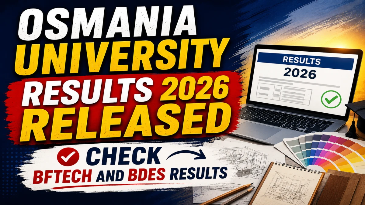 Osmania University Results 2026 Released