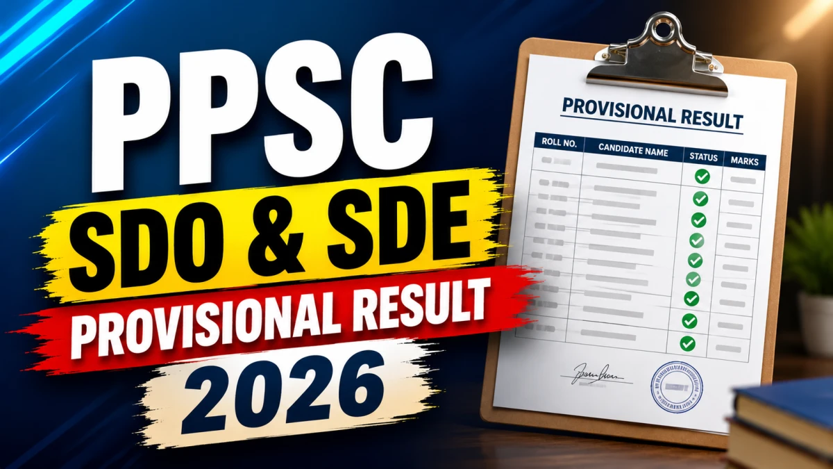PPSC Provisional Result 2026 Out