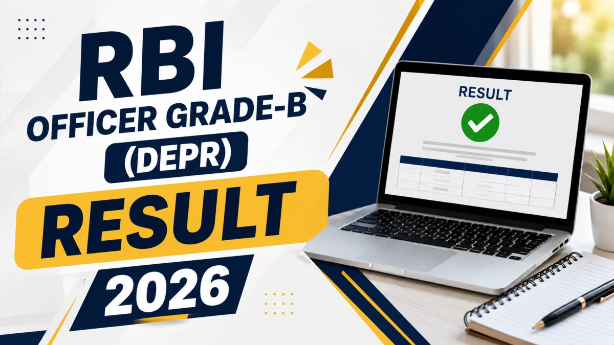 RBI Grade B DEPR Result 2026 Out