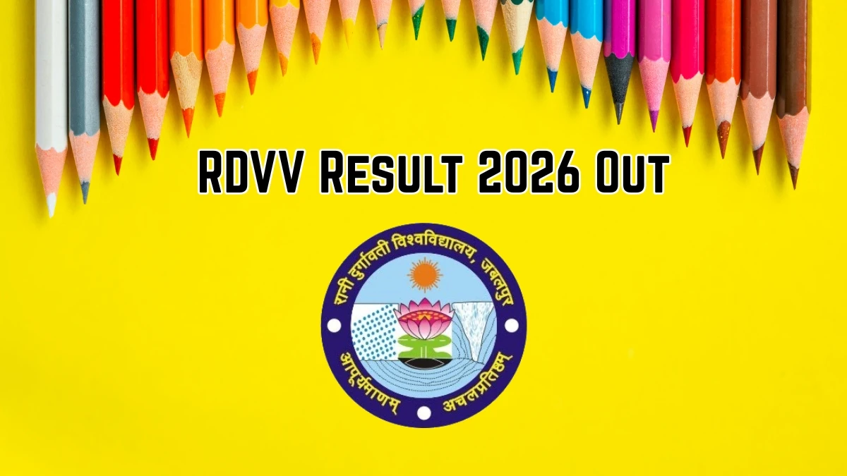 RDVV Result 2026 Out – Check UG and PG Semester Result Online at rdujbp.in
