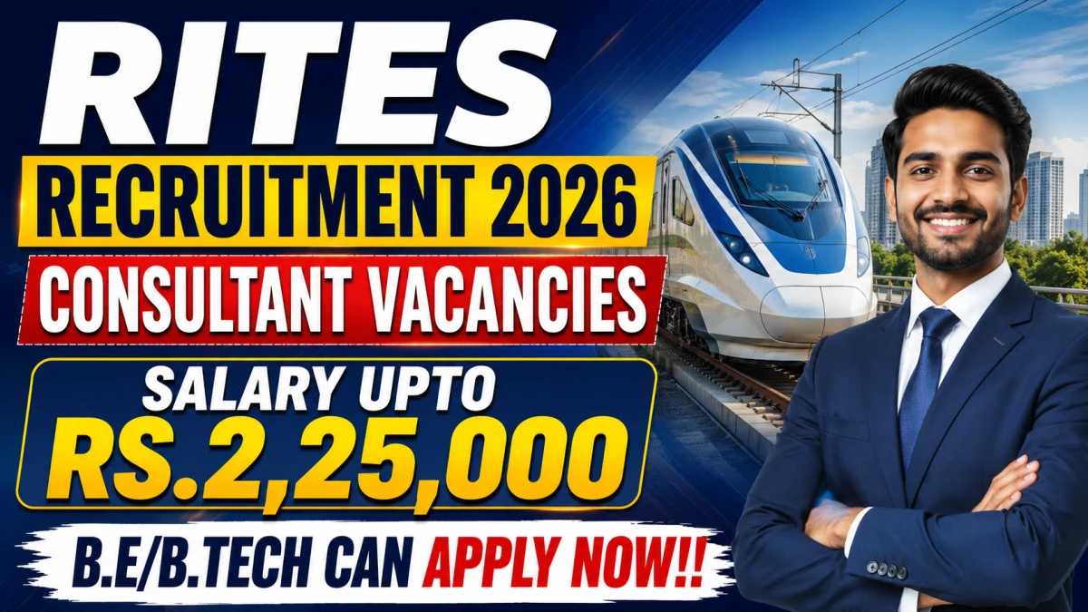 RITES Recruitment 2026: Apply Online for Individual Consultant (Bridge Design Engineer) Posts