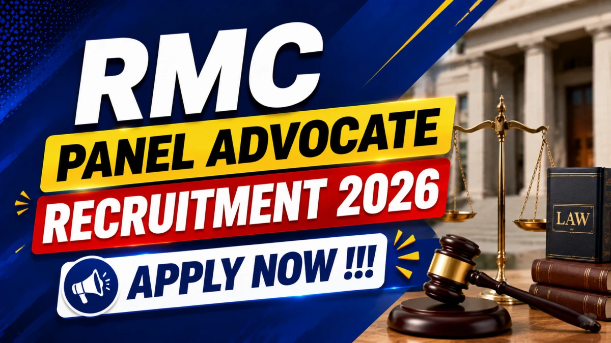 RMC Panel Advocate Recruitment 2026