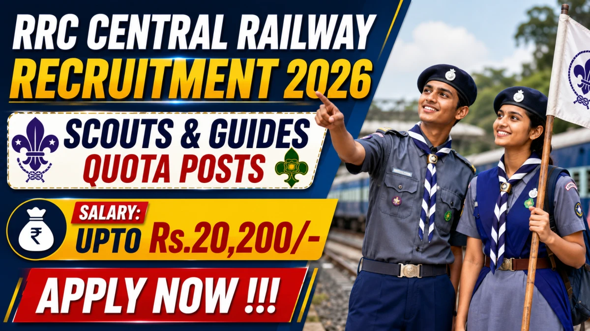 RRC Central Railway Recruitment 2026 (Short Notice)