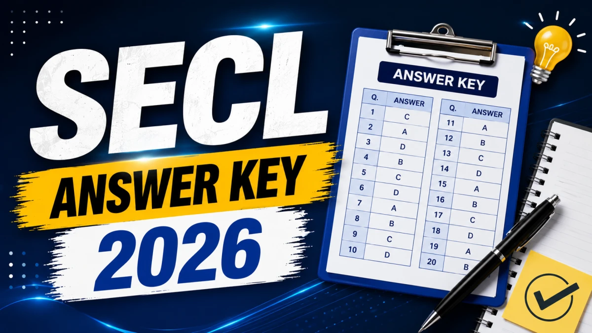 SECL Answer Key 2026 – Download Link, Steps & Objection Window
