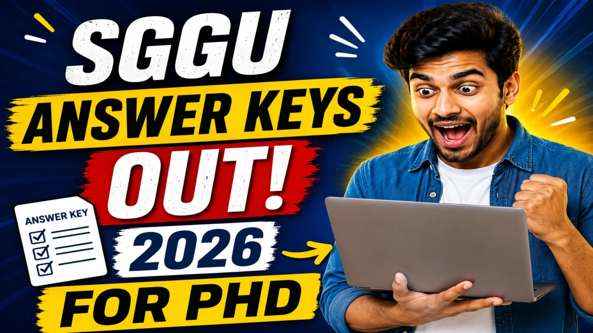 SGGU PET Provisional Answer Key 2026 OUT
