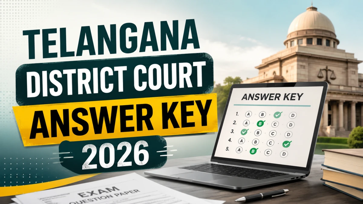 Telangana District Court Answer Key 2026