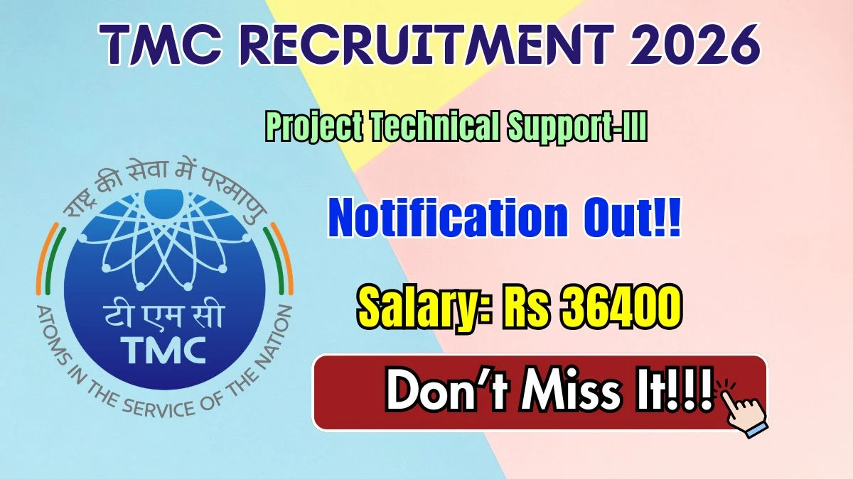 TMC Project Technical Support Recruitment 2026