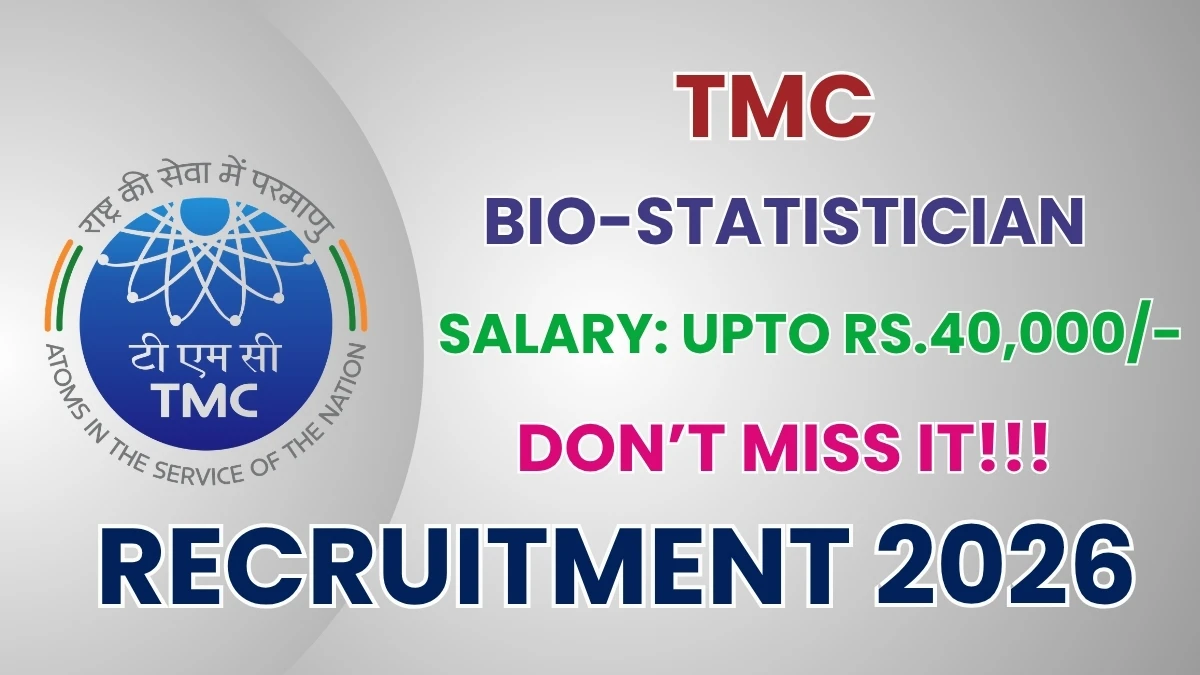 TMC Recruitment 2026 – Walkin for Data Manager, Admin Assistant and More Posts