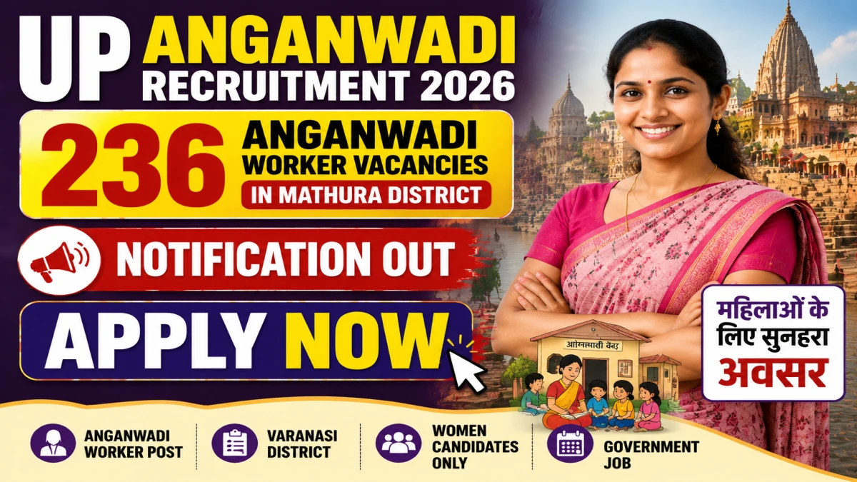 UP Anganwadi Recruitment 2026 Notification Out