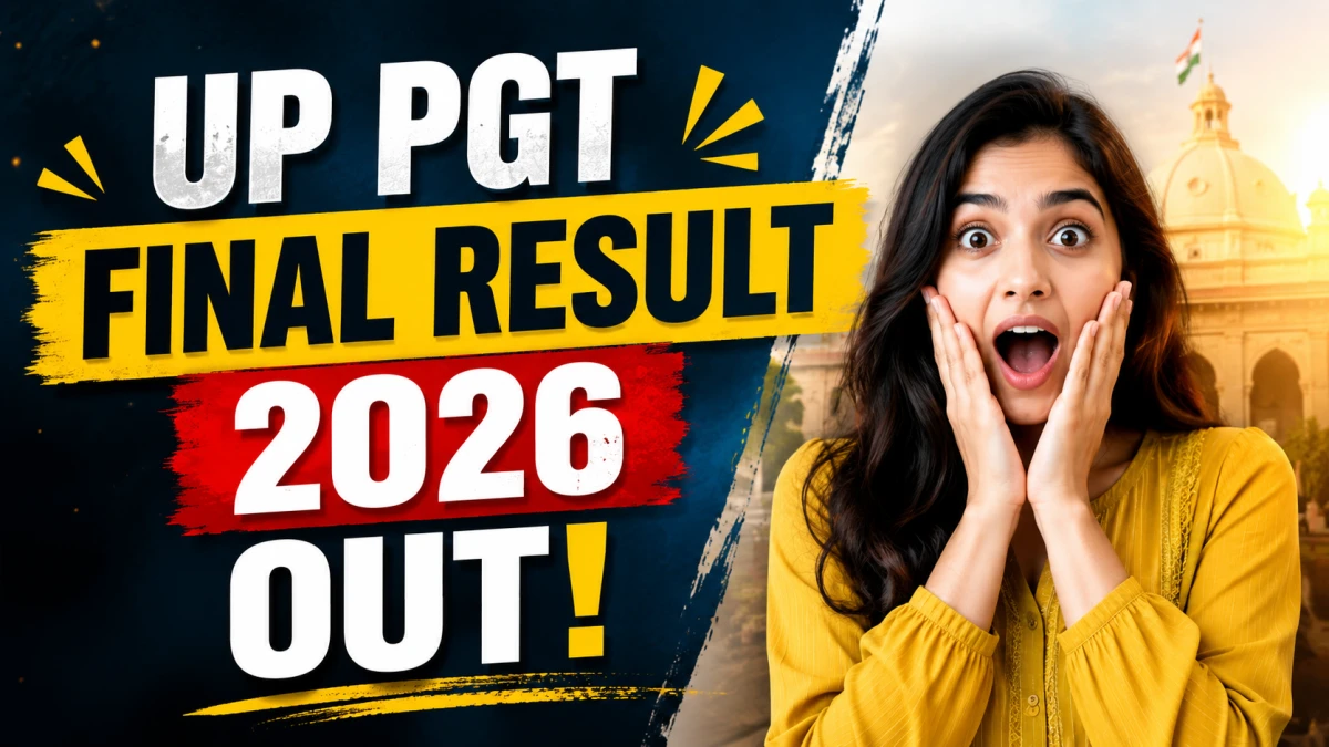 UP PGT Final Result 2026 Out